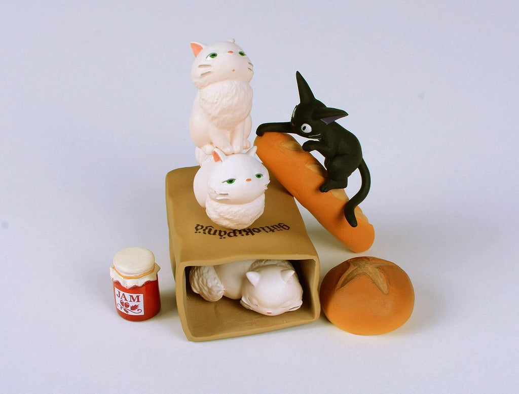 Ensky Kiki's Delivery Service Jiji  Nosechara Stacking Figures｜Studio Ghibli