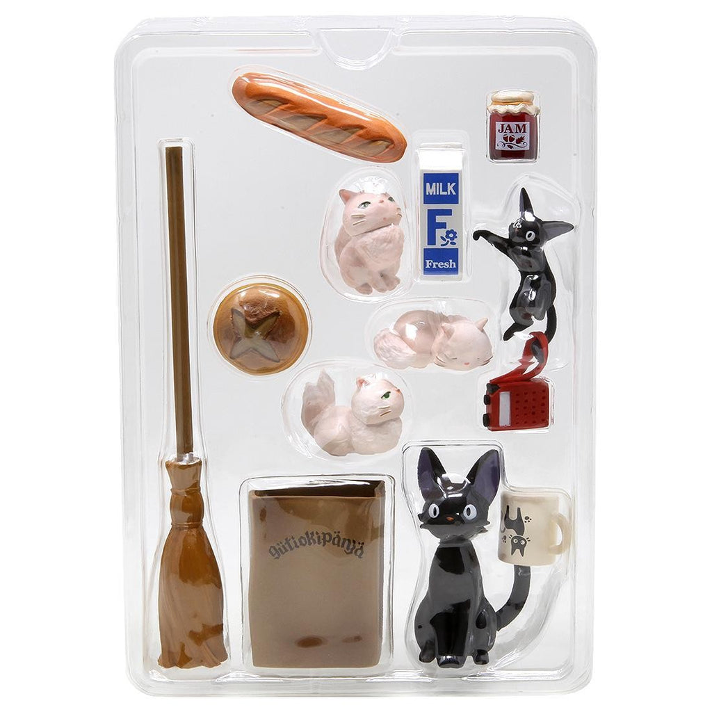 Ensky Kiki's Delivery Service Jiji  Nosechara Stacking Figures｜Studio Ghibli