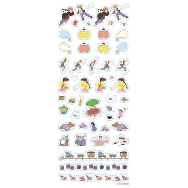 Laputa Castle in the Sky Mini Schedule Stickers | Studio Ghibli