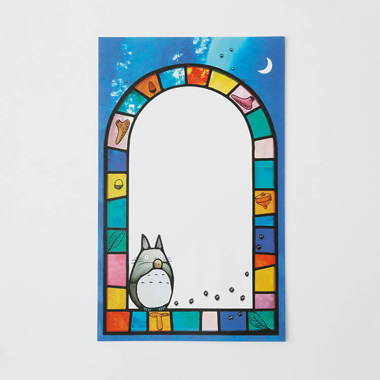 Ghibli Museum Exclusive - Stained Glass Memo Pad – My Neighbor Totoro