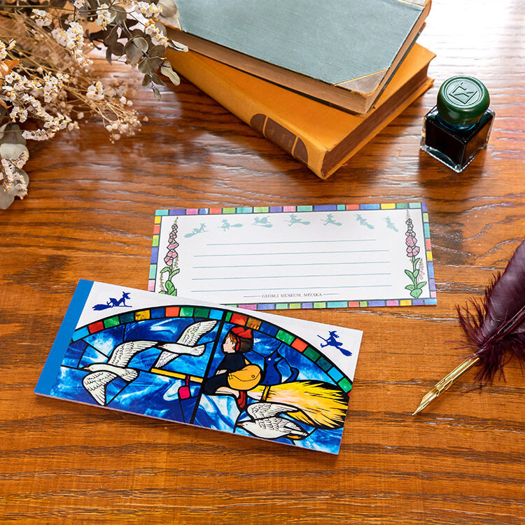 Ghibli Museum Exclusive Stained Glass Memo Pad – Kiki's Delivery Service