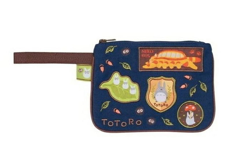 My Neighbor Totoro Icon Patchwork Canvas Pouch | Clutch - Studio Ghibli
