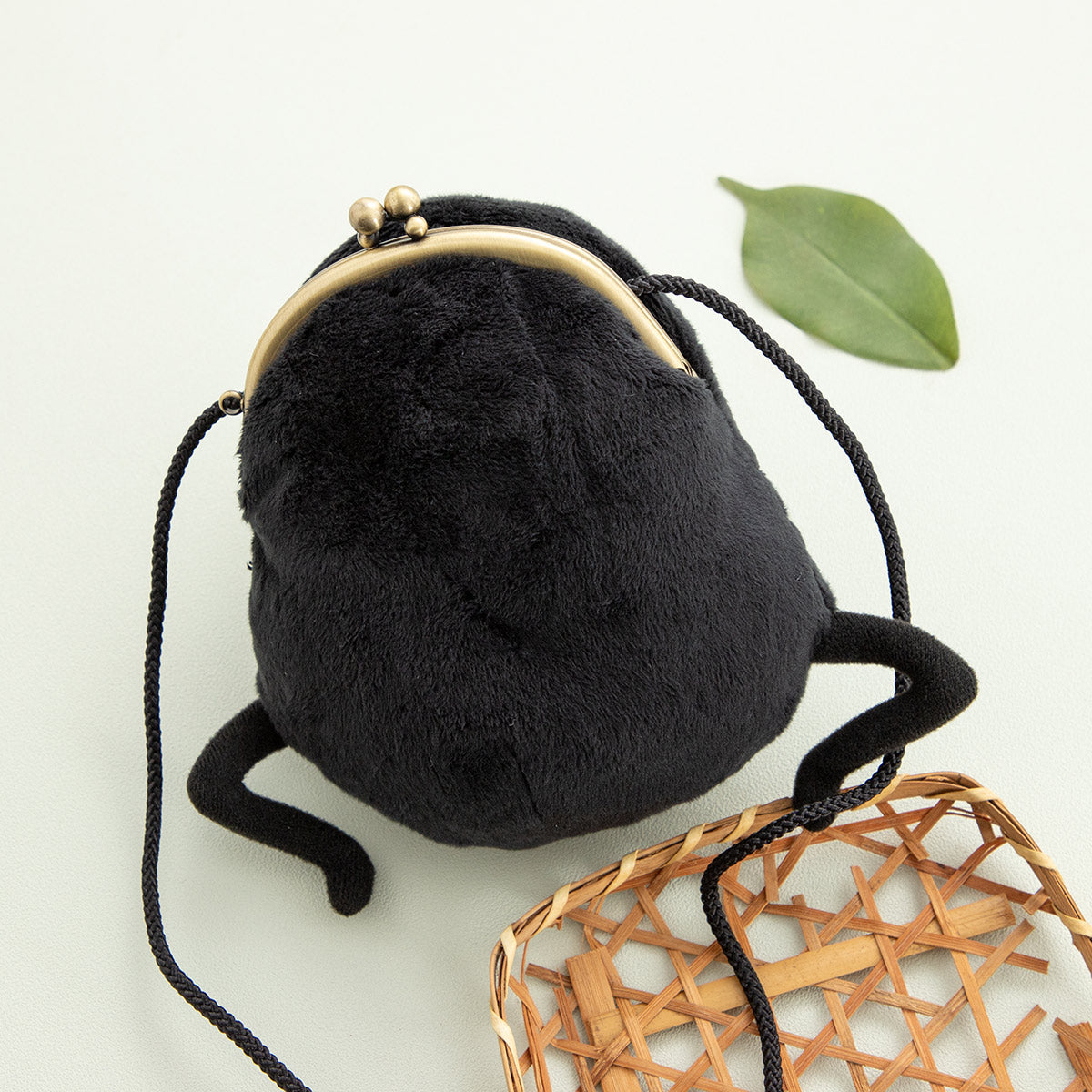 Spirited Away No-Face Plush Kiss-Lock Pouch / Crossby Bag