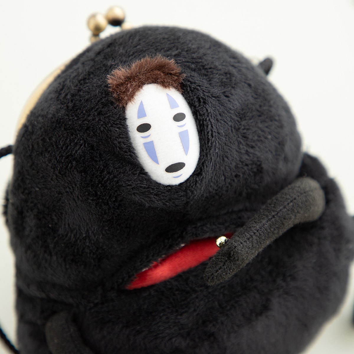 Spirited Away No-Face Plush Kiss-Lock Pouch / Crossby Bag
