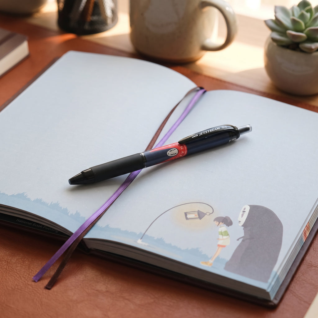 Spirited Away × UNI Jetstream 0.5 Ballpoint Pen - No Face | Studio Ghibli