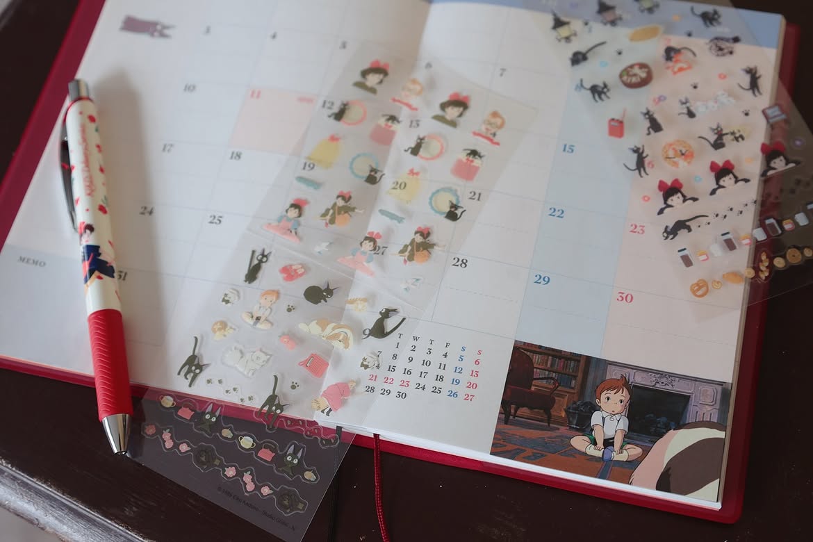 Kiki's Delivery Service 2026 B6 Planner Diary | Studio Ghibli Schedule Book