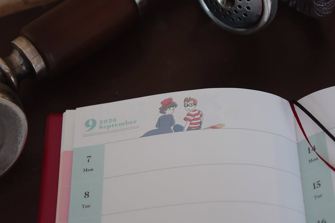 Kiki's Delivery Service 2026 B6 Planner Diary | Studio Ghibli Schedule Book
