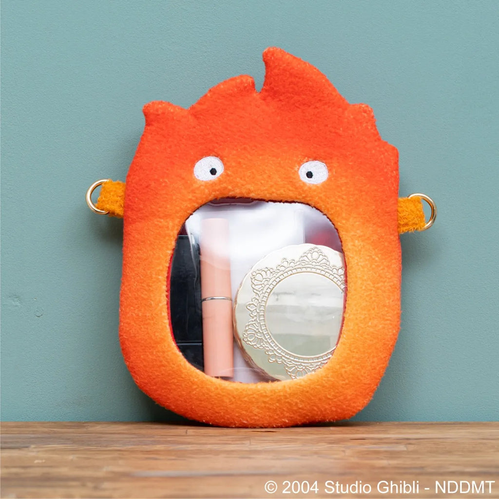 Studio Ghibli Howl's Moving Castle Outing Pochette / Pouch - Calcifer