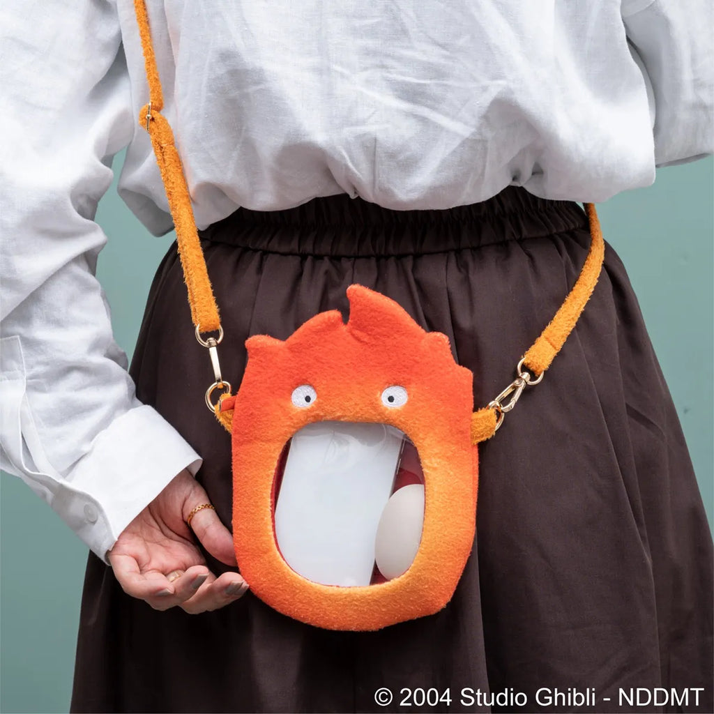 Studio Ghibli Howl's Moving Castle Outing Pochette / Pouch - Calcifer