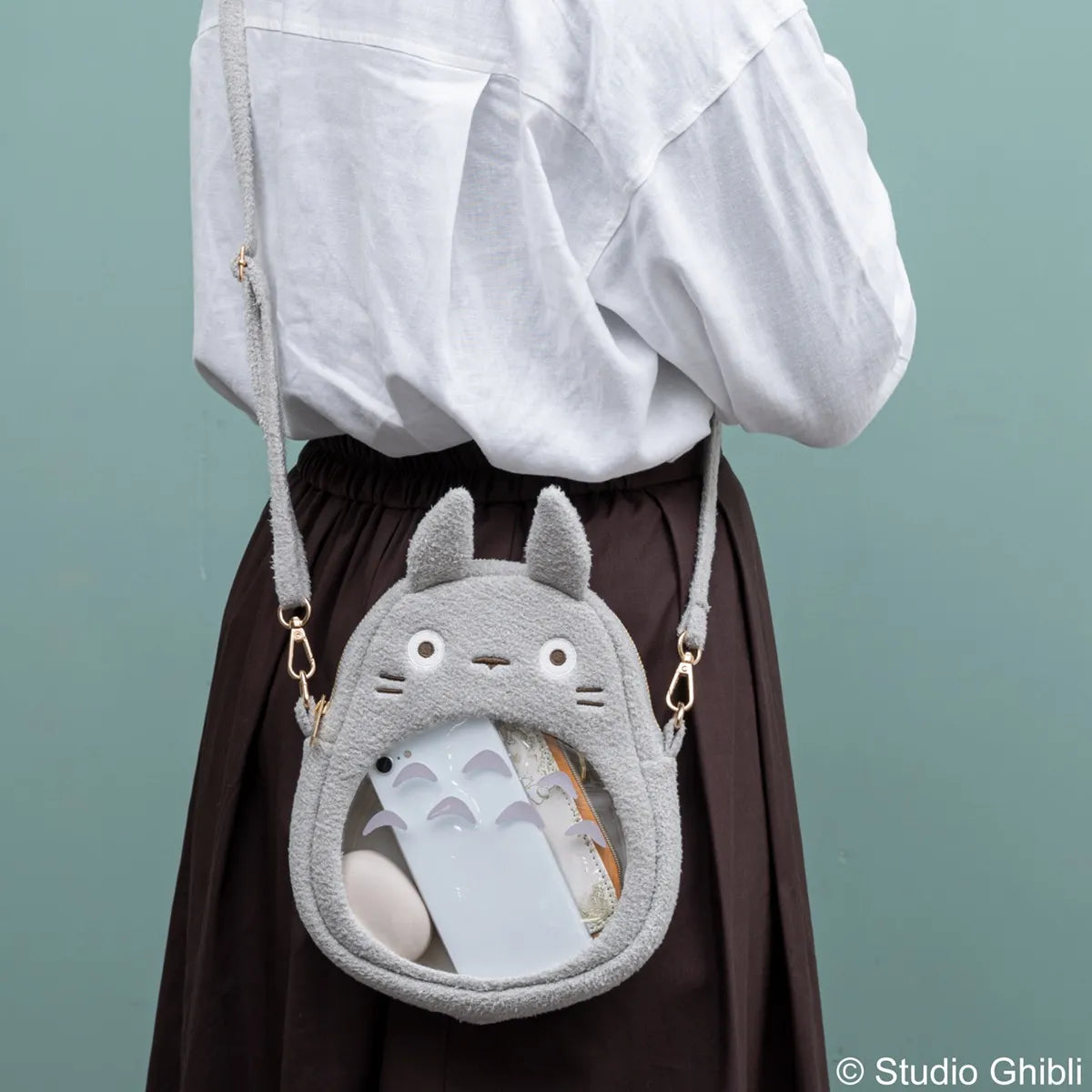 Studio Ghibli My Neighbor Totoro Outing Pochette / Pouch - Grey Totoro