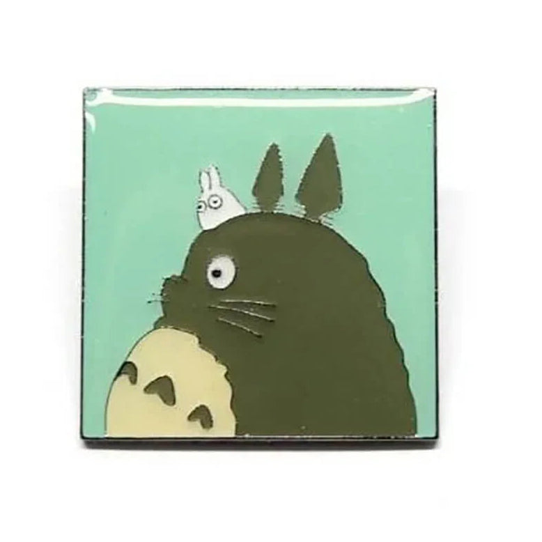 My Neighbor Totoro - Big & Small Totoro Side Profile Metal Pin Badge T-14