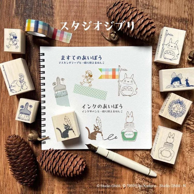 My Neighbor Totoro Wooden Rubber Stamp | Beverly Japan | Studio Ghibli