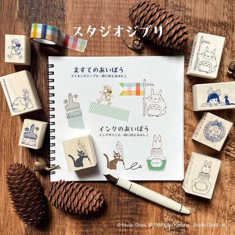 Kiki's Delivery Service Wooden stamp - Kiki & Jiji - Beverly Japan | Studio Ghibli