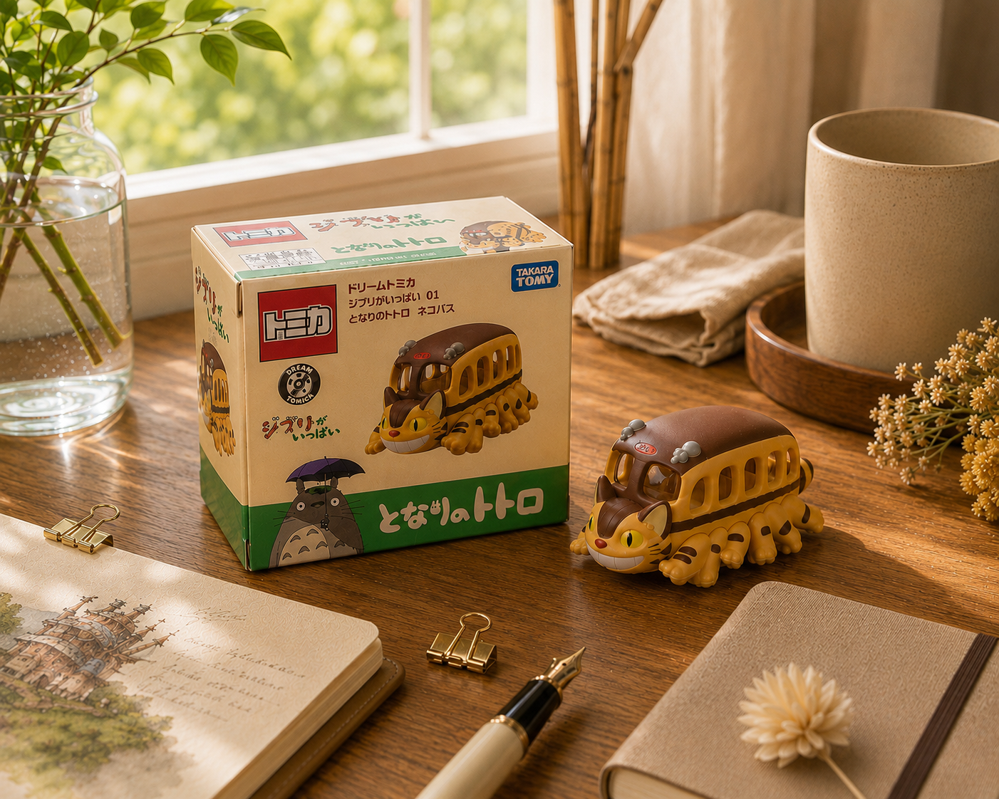 My Neighbor Totoro Catbus Toy Car - Dream Tomica Studio Ghibli Collection