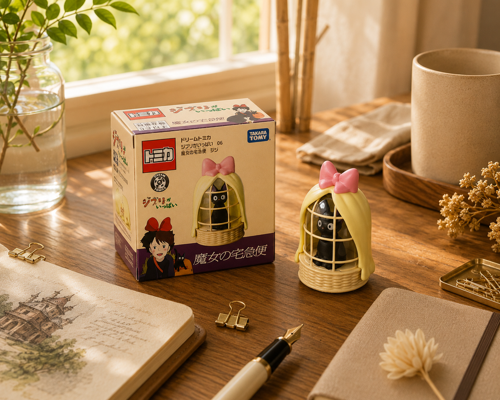 Kiki's Delivery Service Jiji Toy Car | Dream Tomica Studio Ghibli Collection