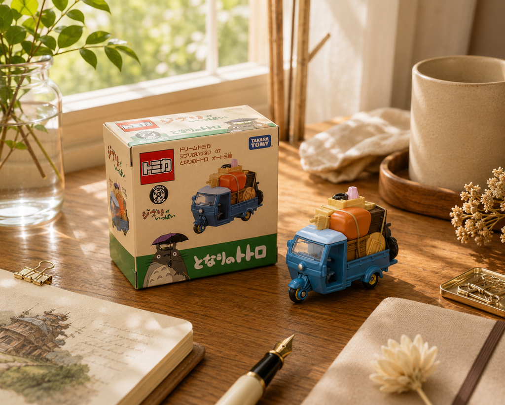 My Neighbor Totoro Three-wheeler Truck | Dream Tomica Studio Ghibli Collection