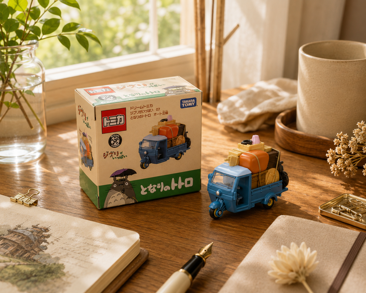 My Neighbor Totoro Three-wheeler Truck | Dream Tomica Studio Ghibli Collection