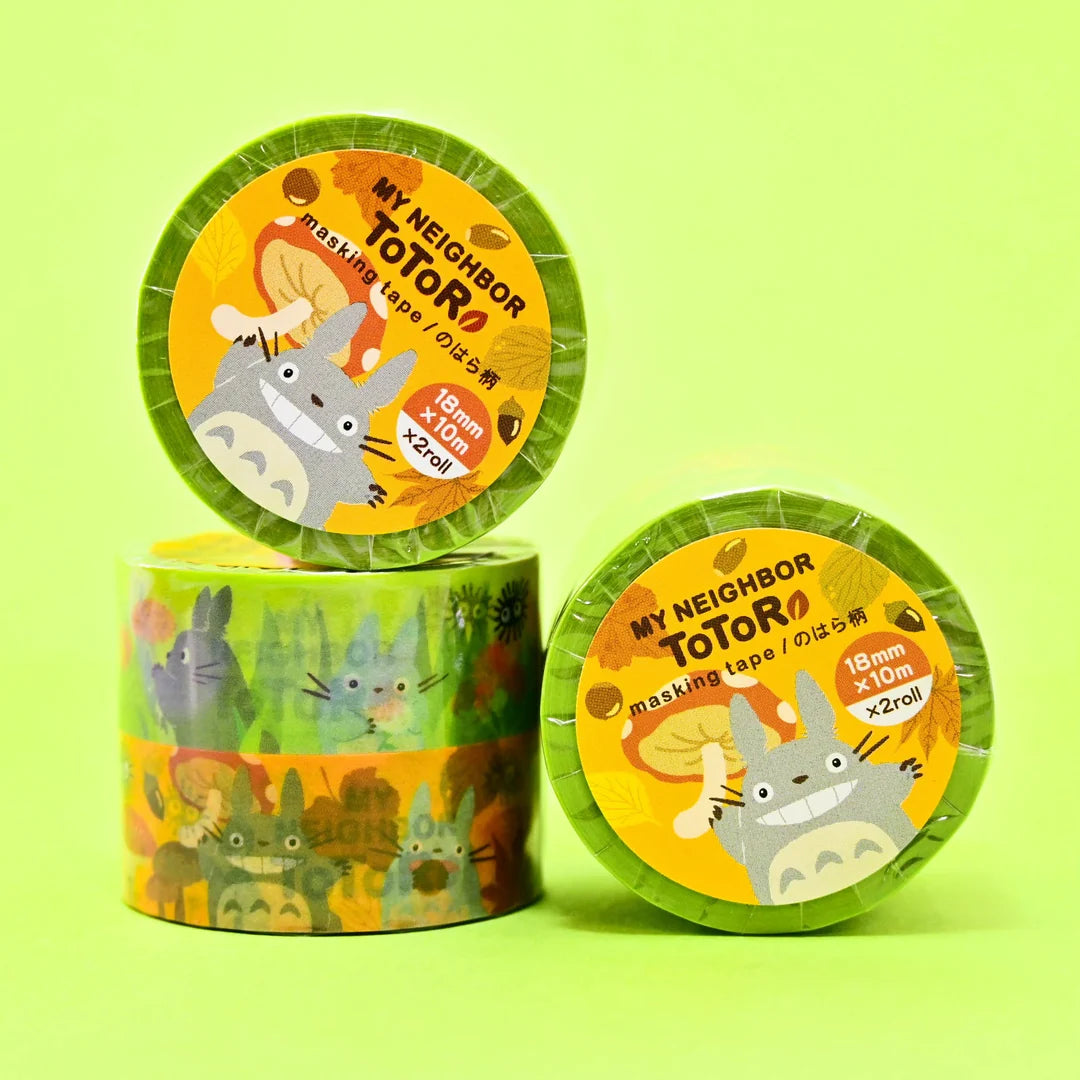 My Neighbor Totoro Washi Tape/ Masking Tape Twin Set - Acorn Forest | Studio Ghibli