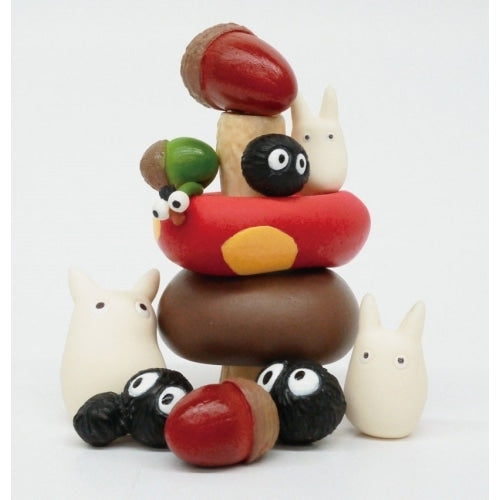 Ensky My Neighbor Totoro Nosechara Stacking Figures - Acorn Set｜Studio Ghibli