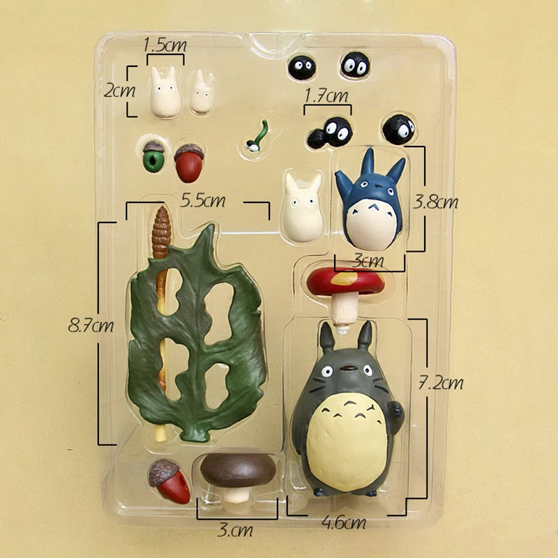 Ensky My Neighbor Totoro Nosechara Stacking Figures - Acorn Set｜Studio Ghibli