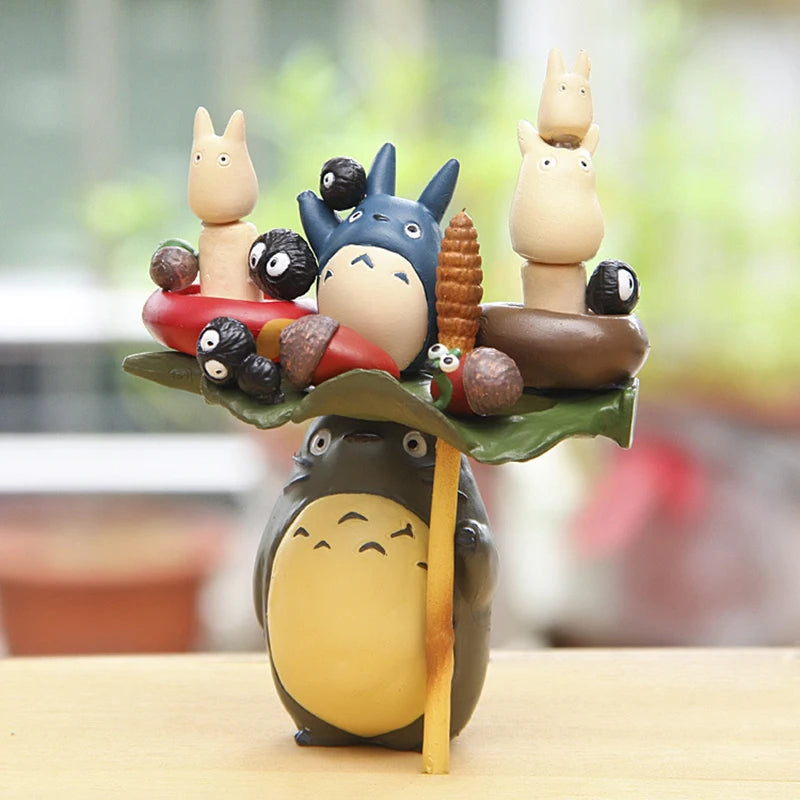 Ensky My Neighbor Totoro Nosechara Stacking Figures - Acorn Set｜Studio Ghibli