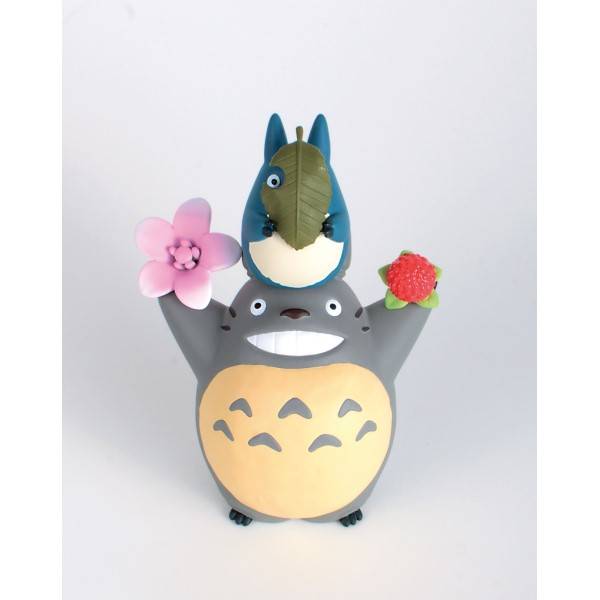 Ensky My Neighbor Totoro Nosechara Stacking Figures - Flower Set｜Studio Ghibli