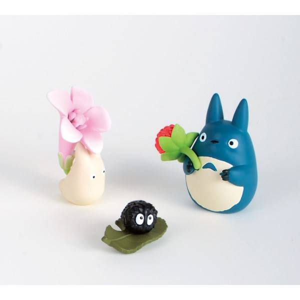 Ensky My Neighbor Totoro Nosechara Stacking Figures - Flower Set｜Studio Ghibli