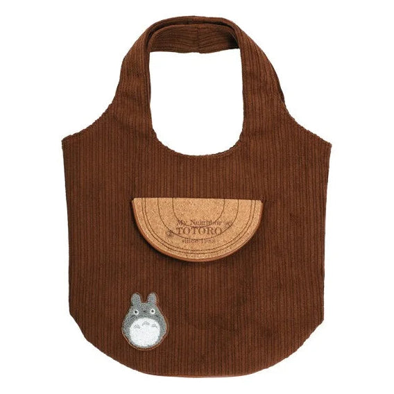 My Neighbor Totoro Treelog-Style Corduroy Handbag