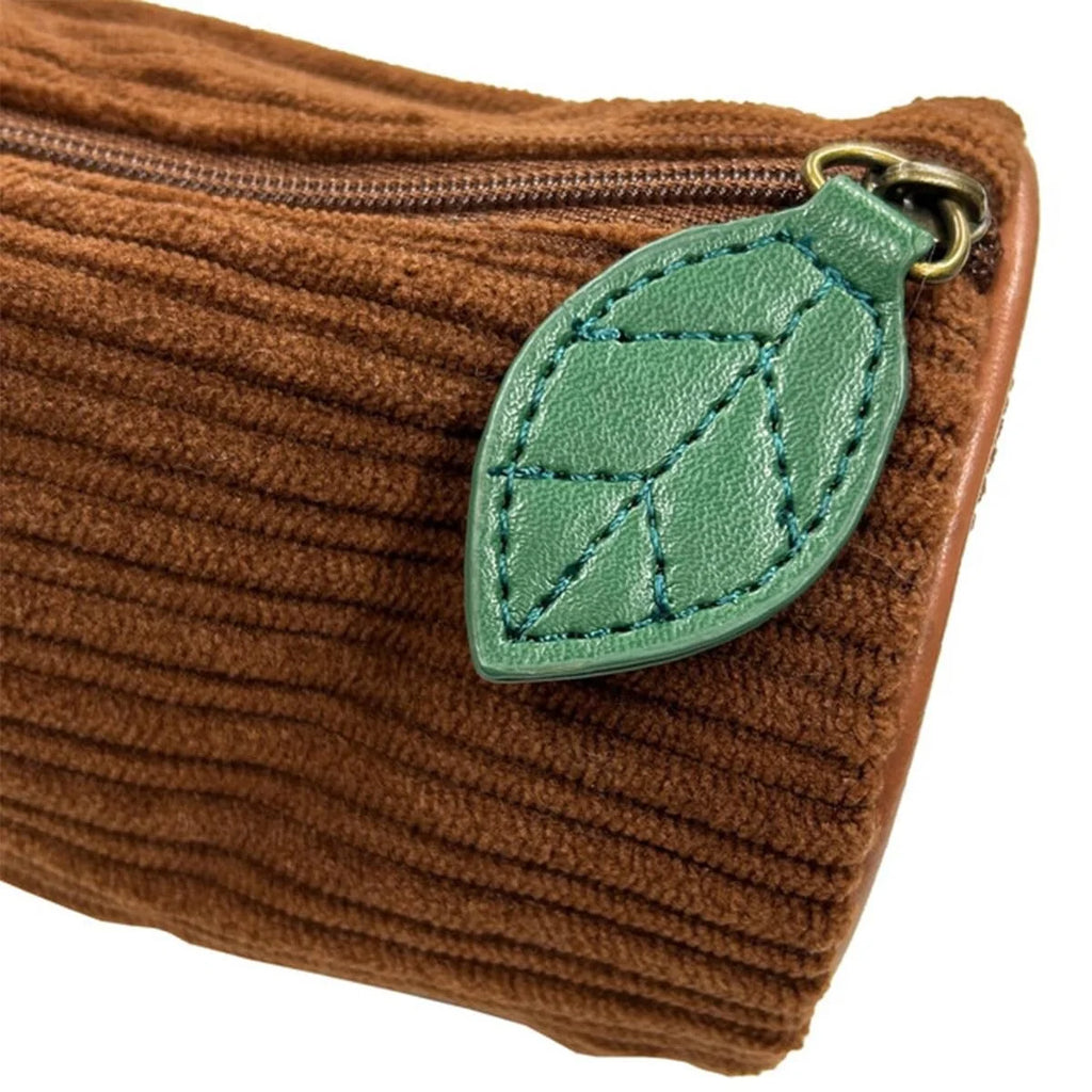 My Neighbor Totoro Treelog-Style Corduroy Pen Pouch | Studio Ghibli