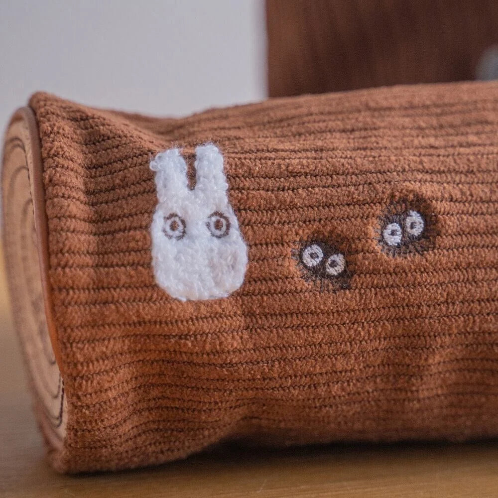 My Neighbor Totoro Treelog-Style Corduroy Pen Pouch | Studio Ghibli