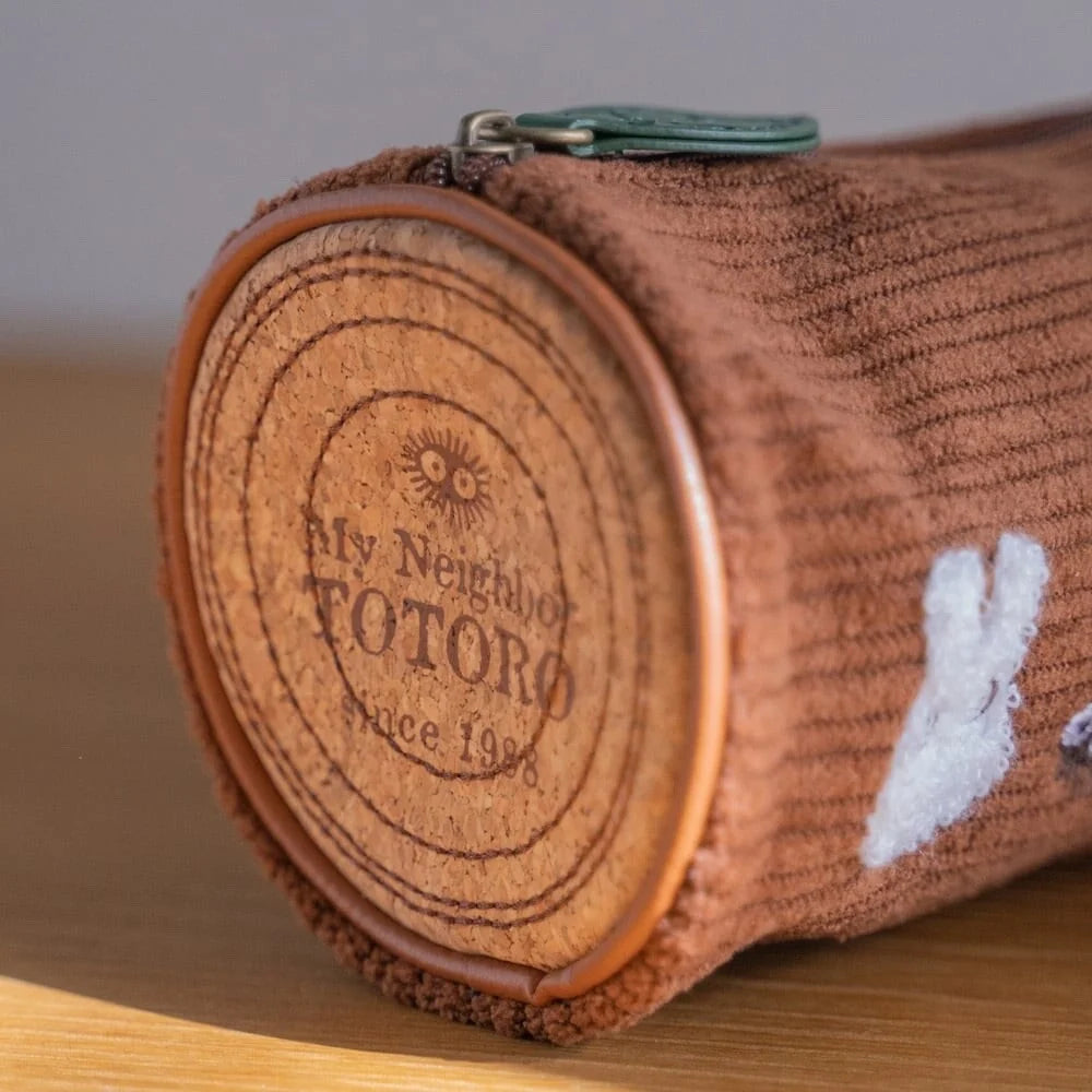 My Neighbor Totoro Treelog-Style Corduroy Pen Pouch | Studio Ghibli