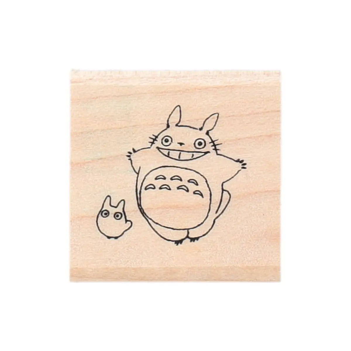 My Neighbor Totoro Stamp with Drawstring Bag – Totoro & Karakusa Pattern | Studio Ghibli
