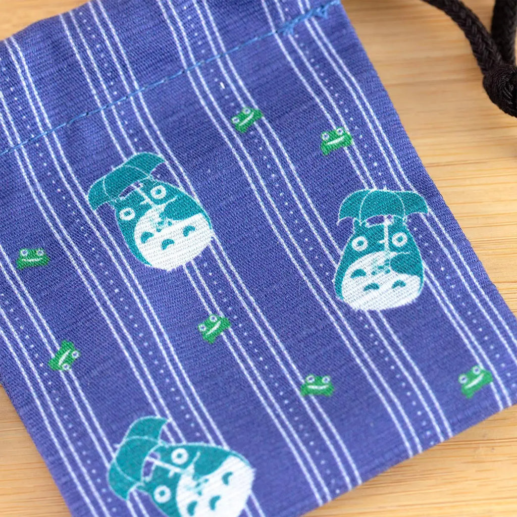 My Neighbor Totoro Stamp with Drawstring Bag – Totoro & Frog | Studio Ghibli