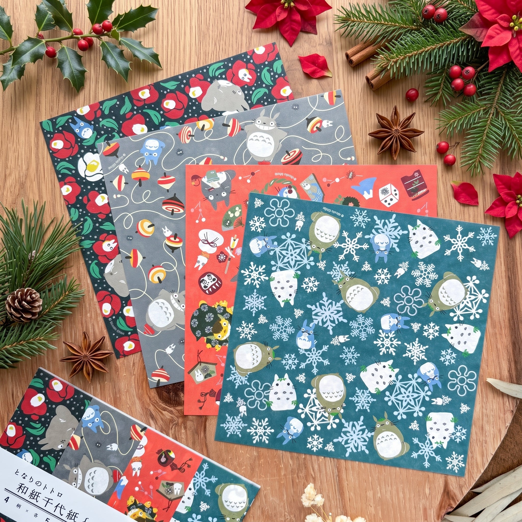 My Neighbor Totoro Washi Chiyogami Paper | Origami Paper  – Winter