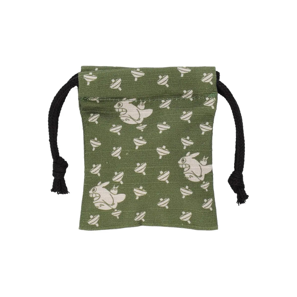 My Neighbor Totoro Stamp with Drawstring Bag – Totoro & Spinning Top| Studio Ghibli