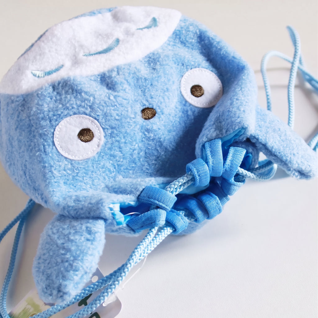My Neighbor Totoro Blue Totoro Head-Shaped Drawstring Pouch | Studio Ghibli