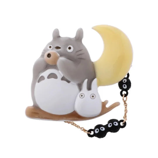 My Neighbor Totoro Ocarina Under the Moon Brooch | Studio Ghibli