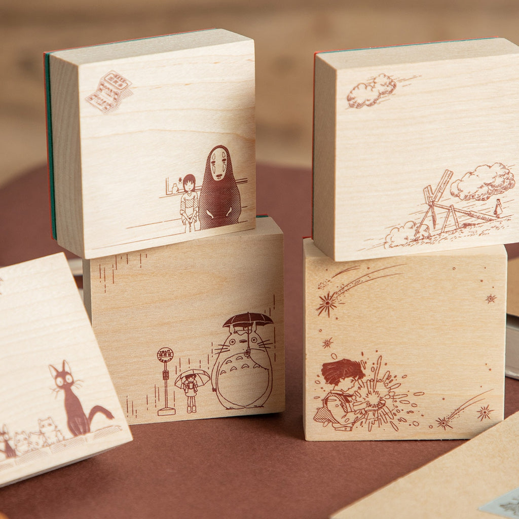 Studio Ghibli Colourful Stamp Series - Laputa, Castle in the Sky – the Prologue
