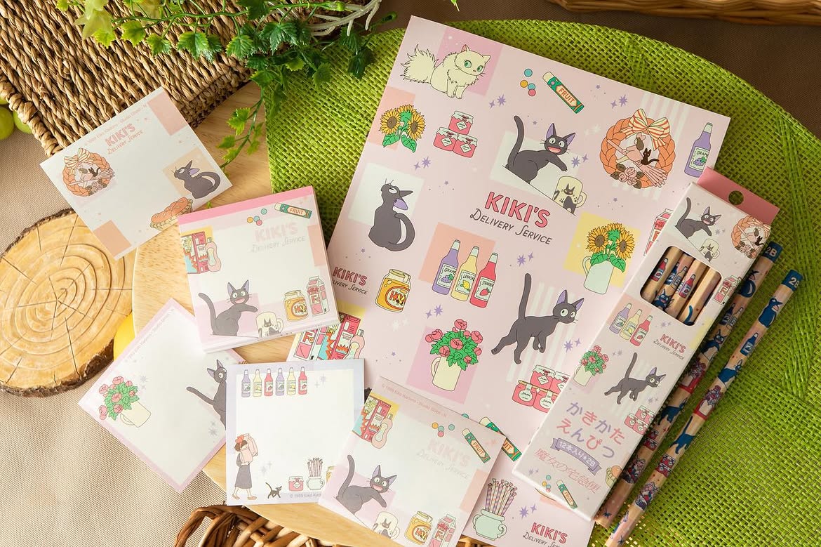 Kiki's Delivery Service Memo Pad - Kiki & Jiji Shopping | Studio Ghibli