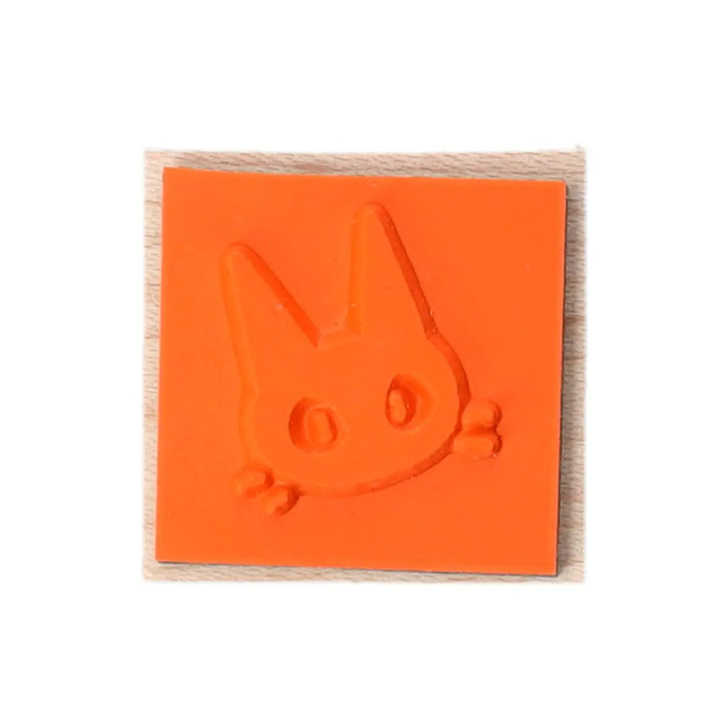 Kiki's Delivery Service Stamp with Drawstring Bag – Jiji Ichimatsu Pattern | Studio Ghibli