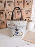 Kiki's Delivery Service Gobelin tapestry Tote Bag - Kiki Flying on the Broom｜Studio Ghibli