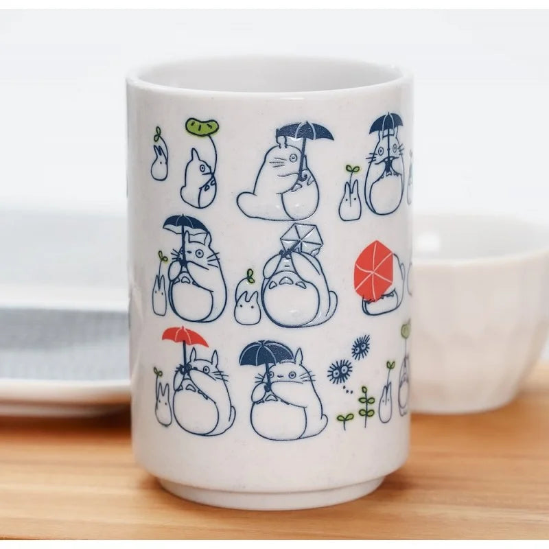 My Neighbor Totoro Large Yunomi Japanese Tea Cup | Dondoko Dance