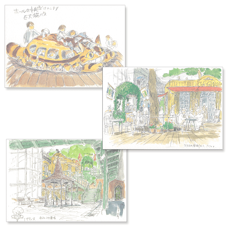 Ghibli Museum Mitaka Exclusive - Postcard & Greeting Card Boxset