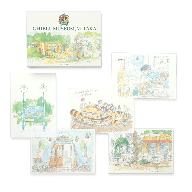 Ghibli Museum Mitaka Exclusive - Postcard & Greeting Card Boxset