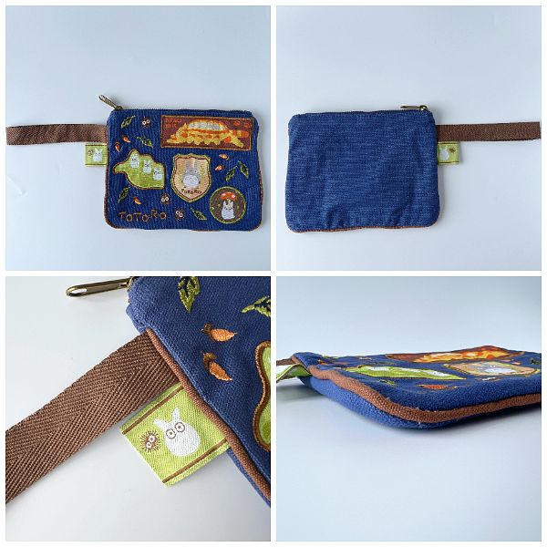 My Neighbor Totoro Icon Patchwork Canvas Pouch | Clutch - Studio Ghibli