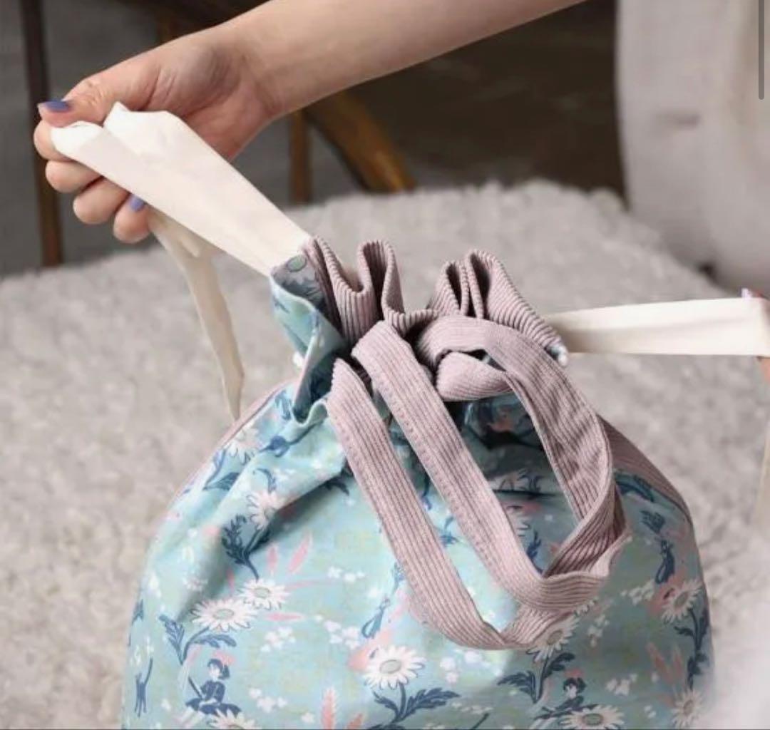 Kiki's Delivery Service X Donguri Closet - Two-sided Drawstring Tote Bag｜Studio Ghibli