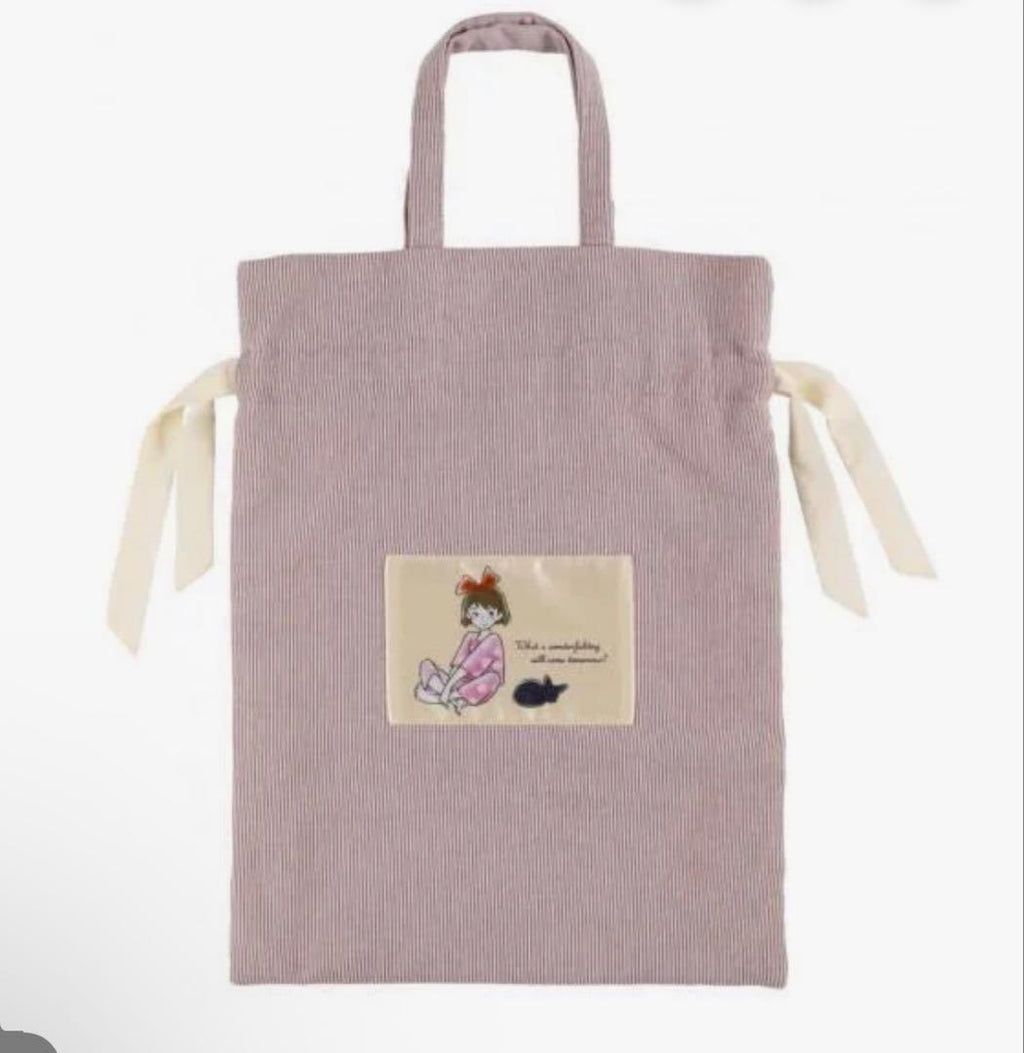 Kiki's Delivery Service X Donguri Closet - Two-sided Drawstring Tote Bag｜Studio Ghibli