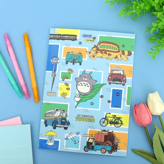 My Neighbor Totoro B5 Notebook - Vehicles Series