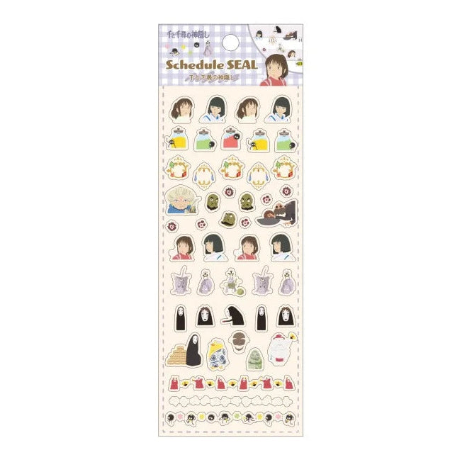 Spirited Away Mini Schedule Stickers | Studio Ghibli