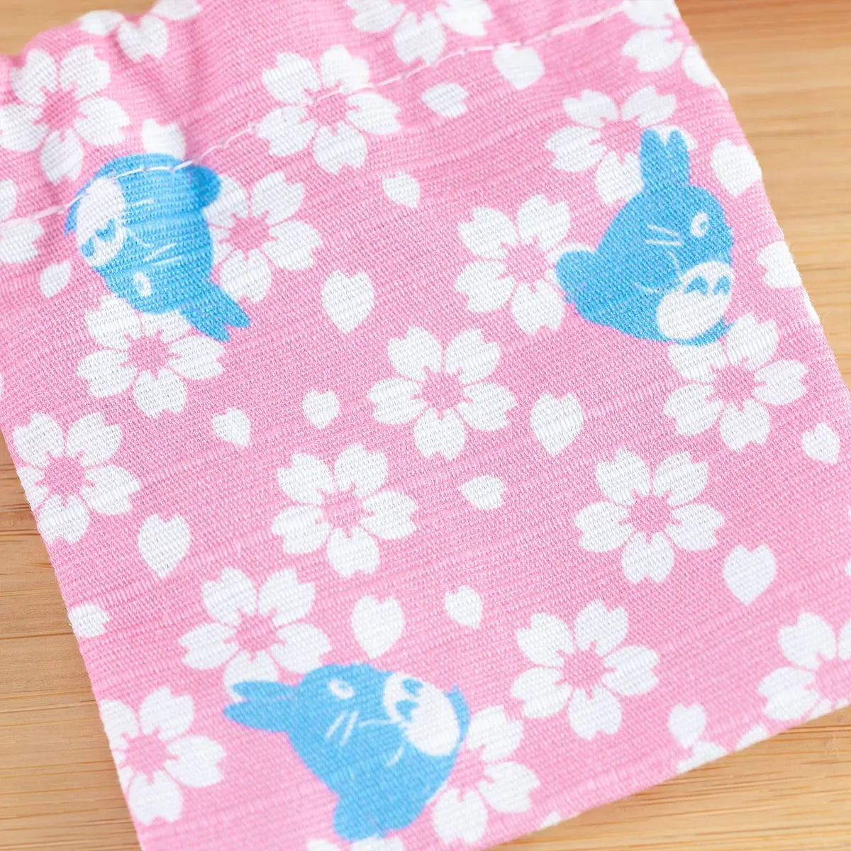 My Neighbor Totoro Stamp with Drawstring Bag – Totoro & Sakura | Studio Ghibli